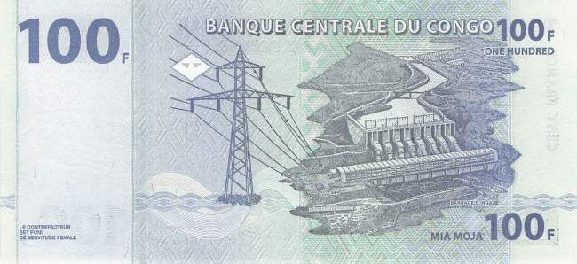 Kongo p.92-2 100 Francs 2000